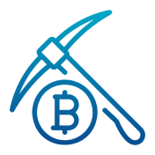 Cryptocurrency Mining Icon
