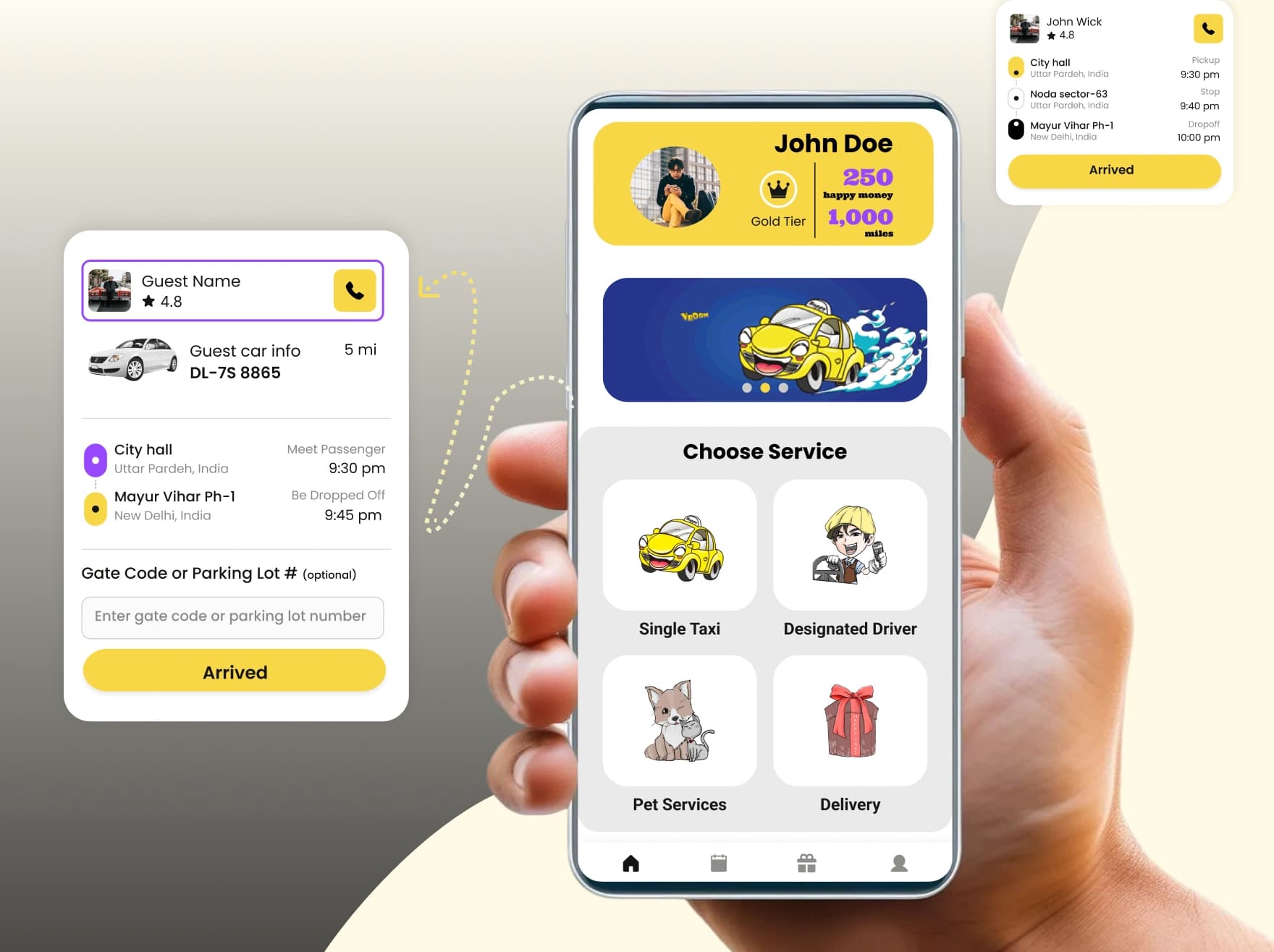BNEA App Screens